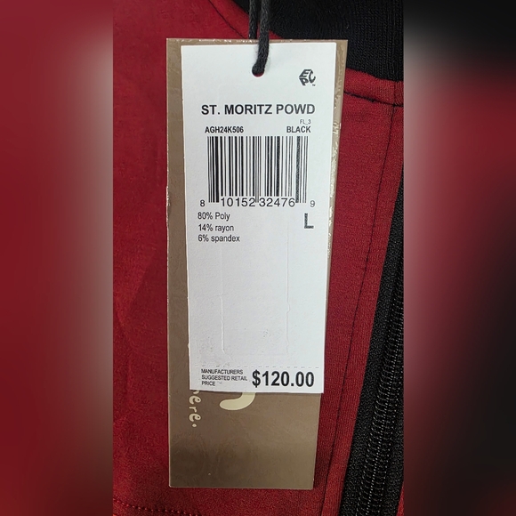 $120 Agtawh St Moritz Mens Summit Track Jacket - Picture 6 of 6